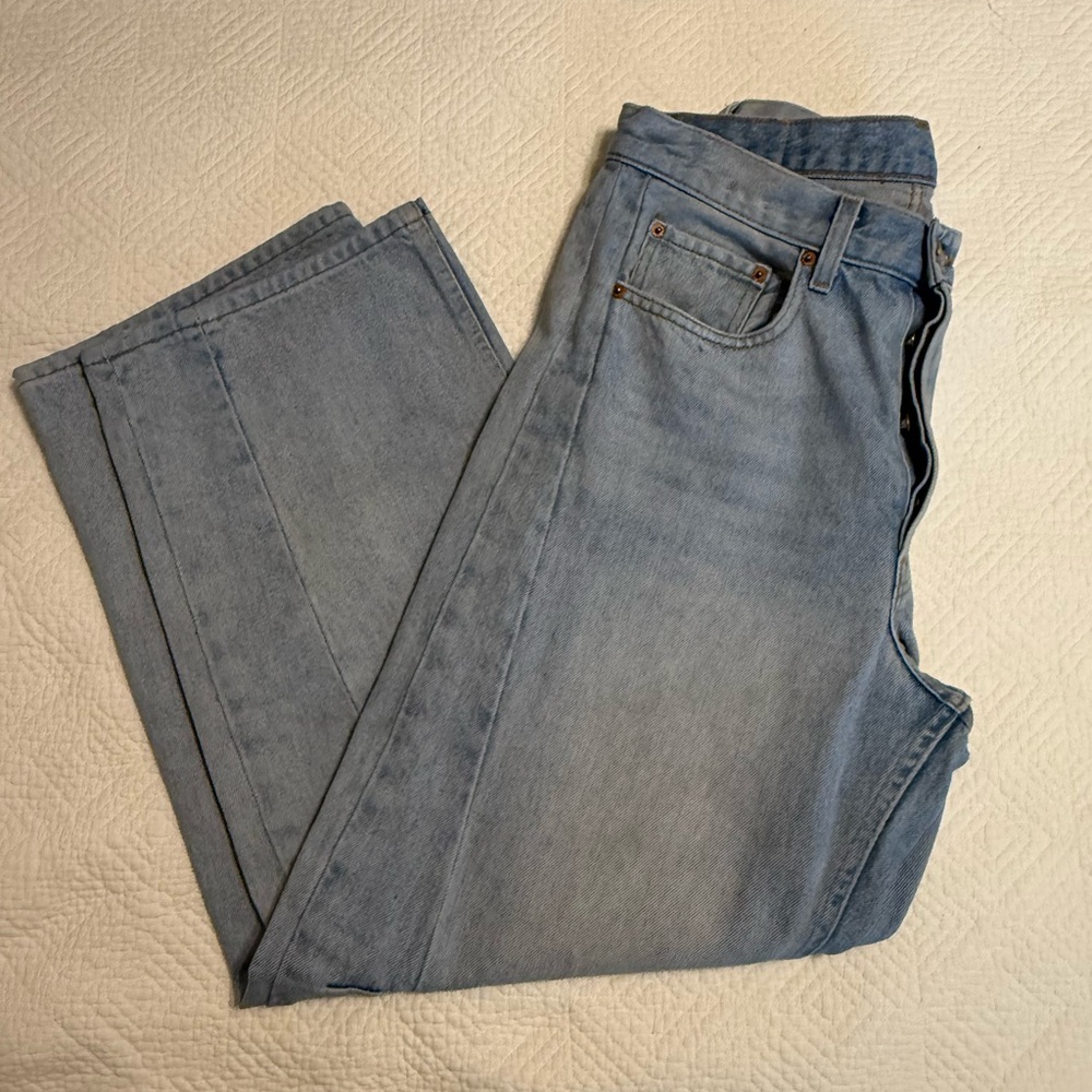 Light Blue Women's Jeans - Picture 2 of 9
